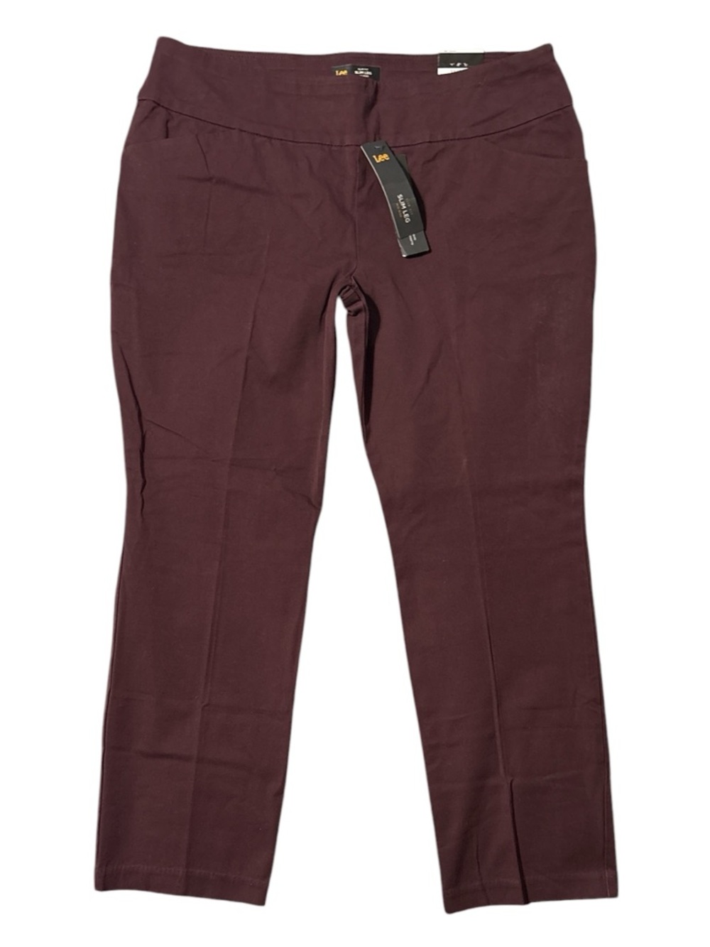Lee Pull-On Ankle Pants - Wine 16 Short